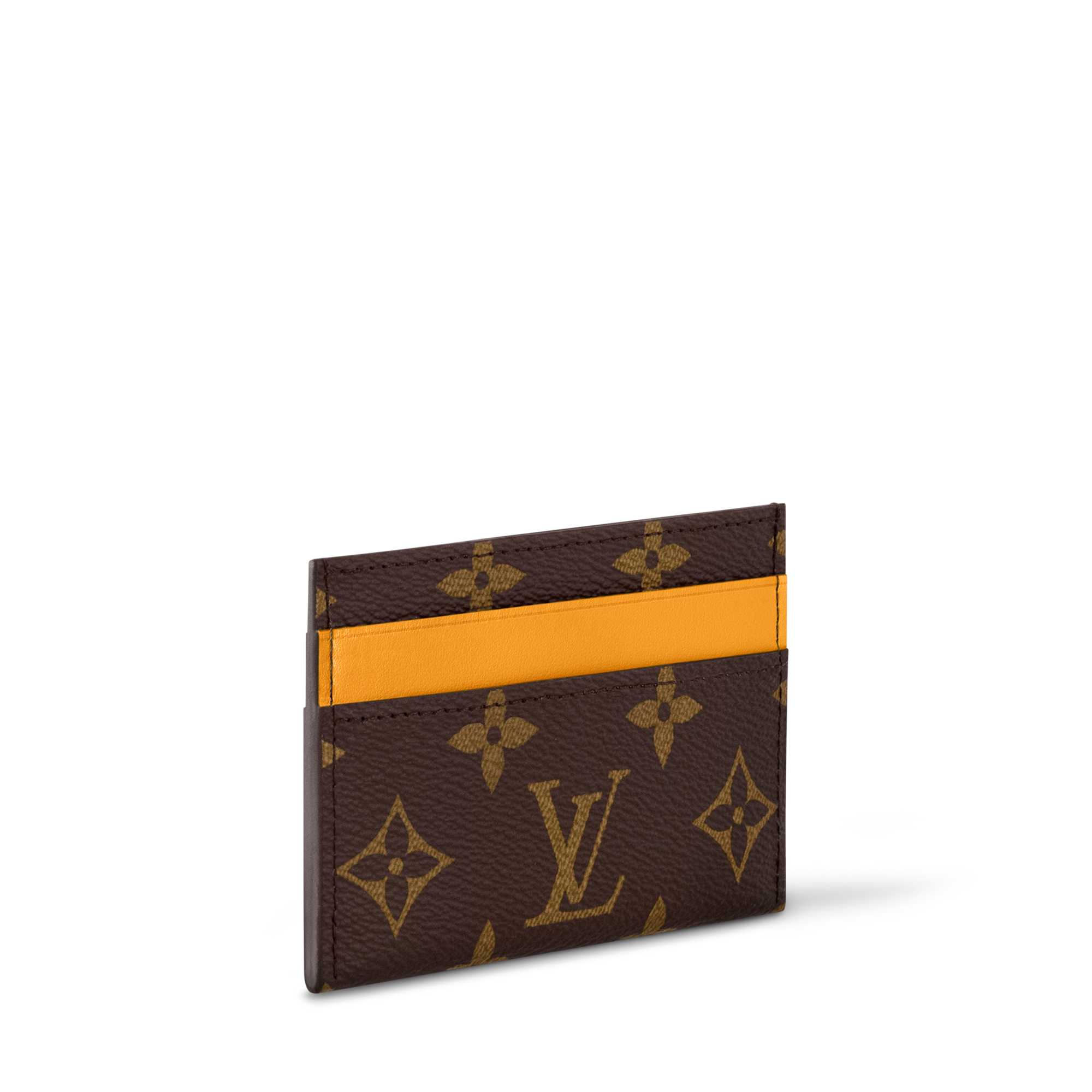 Double Card Holder Monogram Macassar Canvas - Men - Small Leather